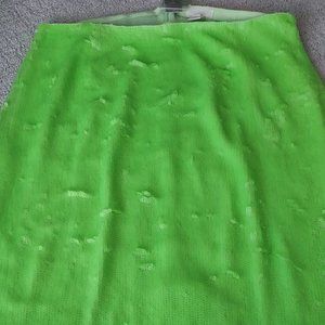 J.crew green sequins skirt
